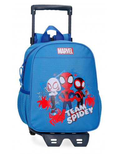 44721T1 ADAPT. BACKPACK 28 CM.W/TROLLEY  TEAM SPIDEY